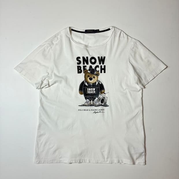 폴로 랄프로렌 스노우 비치 곰돌이 반팔 티셔츠 PN8633