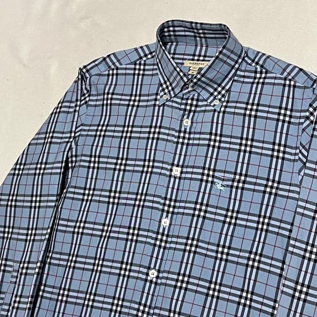 M 버버리 노바체크 원포켓 셔츠