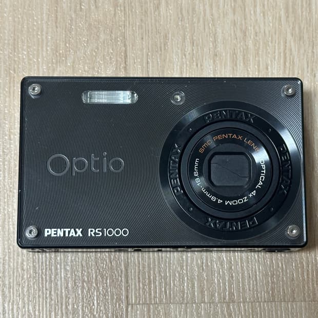 (박스/무보정 촬영본 有) Pentax Optio RS1000 블랙