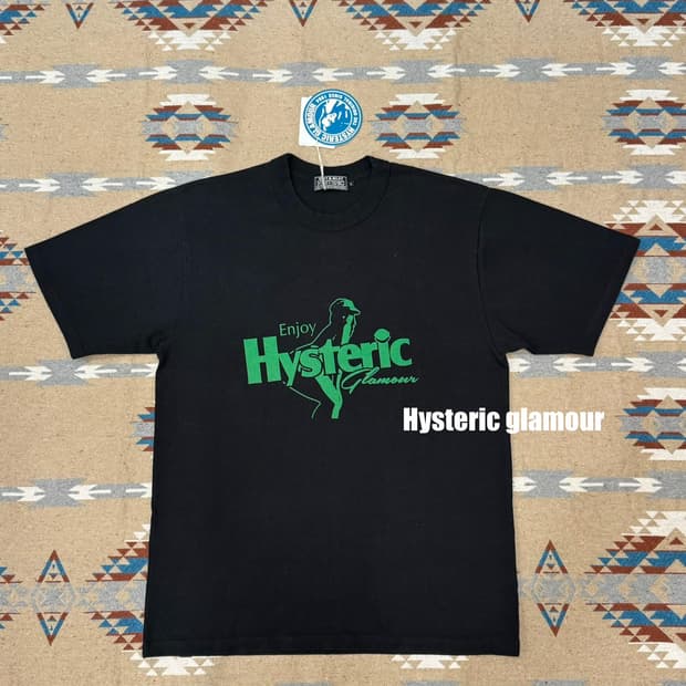 [L] 히스테릭글래머 엔조이 히스테릭 티셔츠 블랙 