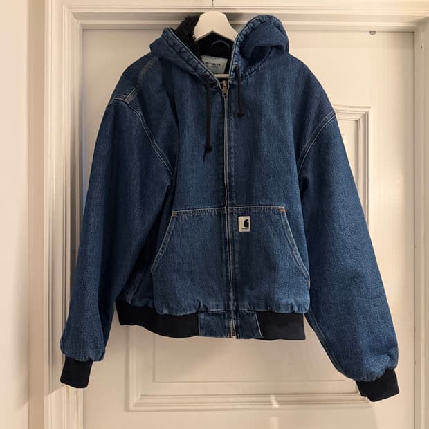 칼하트 데님 워크 액티브 자켓 M
