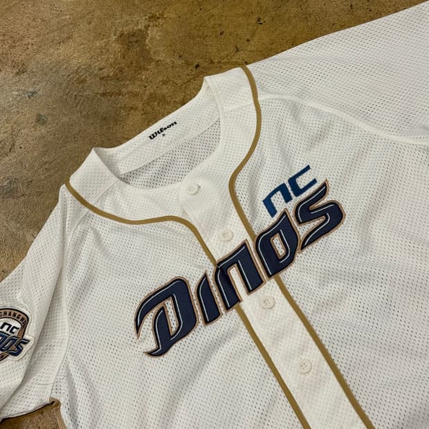 [OS] 윌슨 NC 다이노스 야구 유니폼 화이트 권희동 마킹 b18