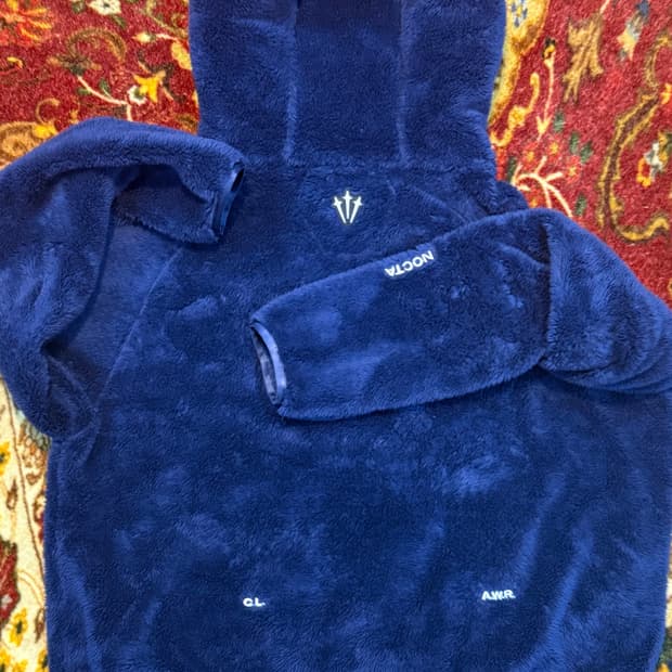 SSS급) 실착 1회 나이키x드레이크 NOCTA 플리스 후드티 네이비