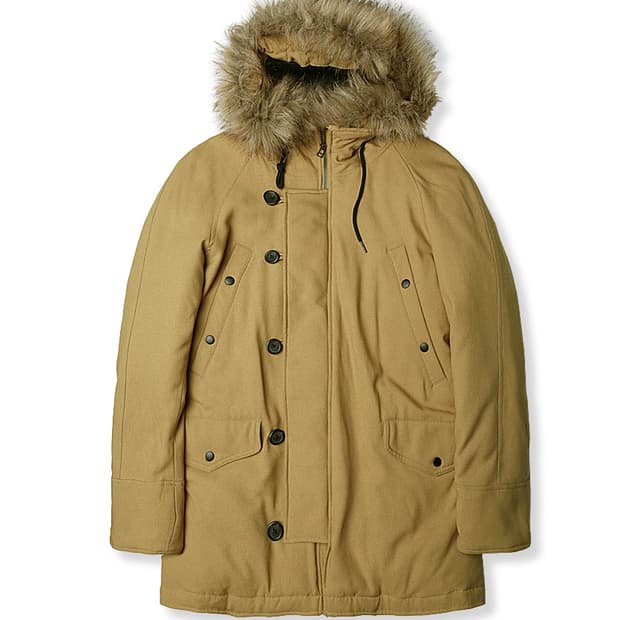 나노 유니버스 [Nano Universe] 머스타드 하이브리드 다운 패딩