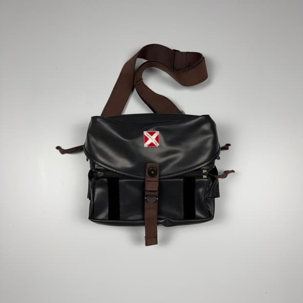 요시다포터 러기지라벨 라이너 숄더백 블랙