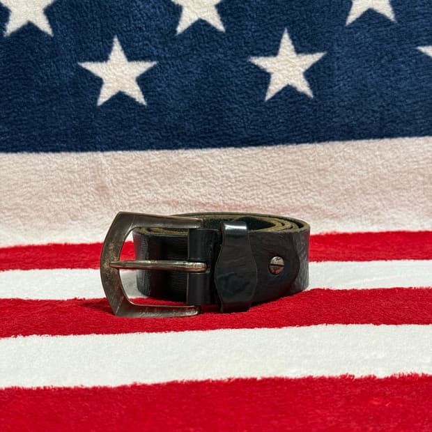 빈티지 레더벨트 vintage leather belt  가죽벨트 리얼레더