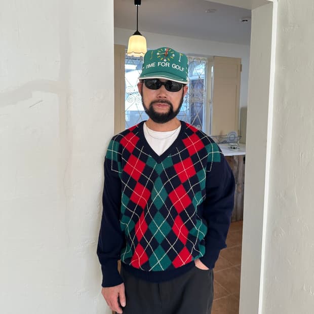 Vintage 90s Clock GOLF Cap