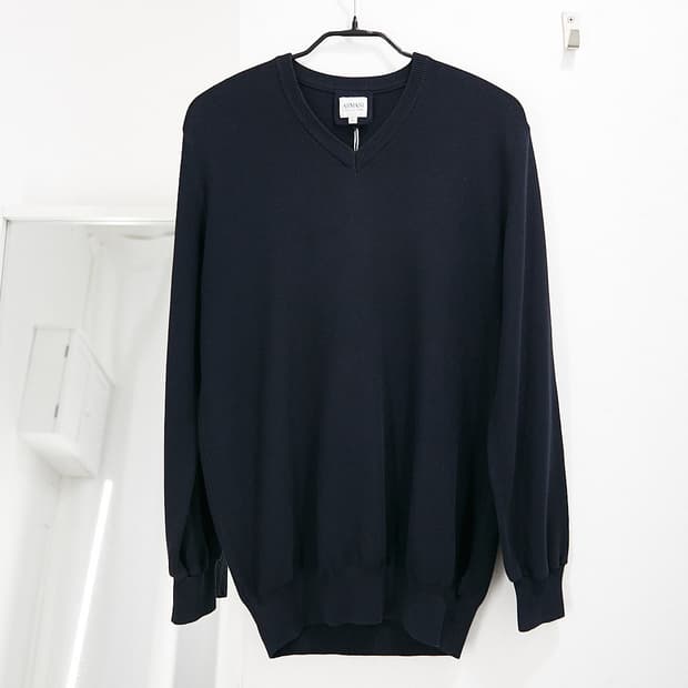 Armani Collezioni V-neck Cotton Sweater