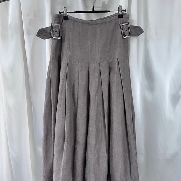 Yohji Yamamoto 요지 야마모토 벨트 랩스커트