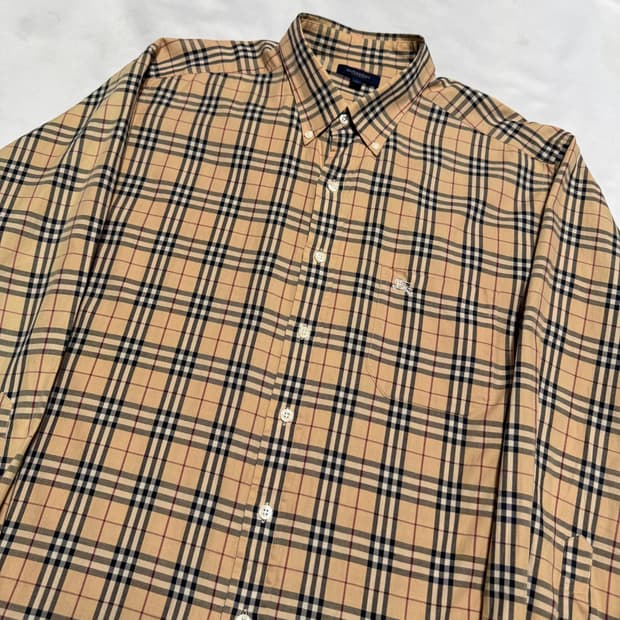 XL 버버리 노바체크 셔츠