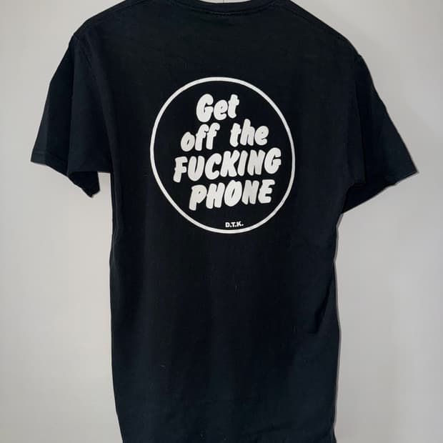 10aw supreme get a fuking phone shirts