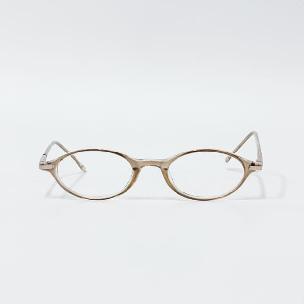 베이지 오벌 뿔테 데드스탁 빈티지안경
