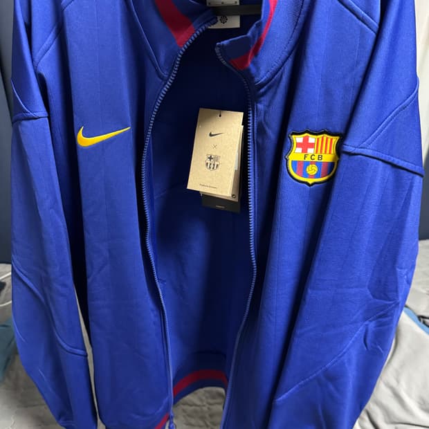 나이키 바르셀로나 트레이닝 져지