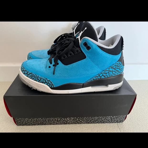 (275) 나이키 조던 3 파우더블루 , AIR JORDAN3 RETRO
