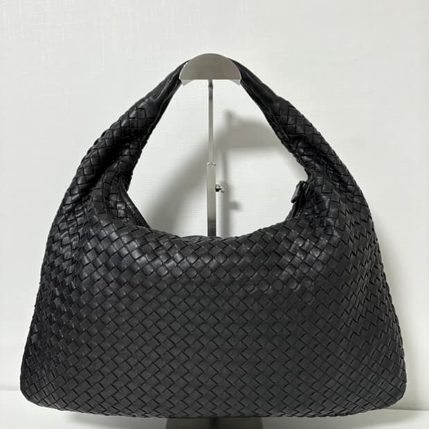 보테가베네타 라지 호보백 블랙