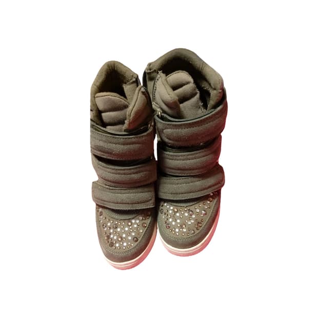 Aldo 알도 웨지힐 하이탑 스웨이드 스니커즈