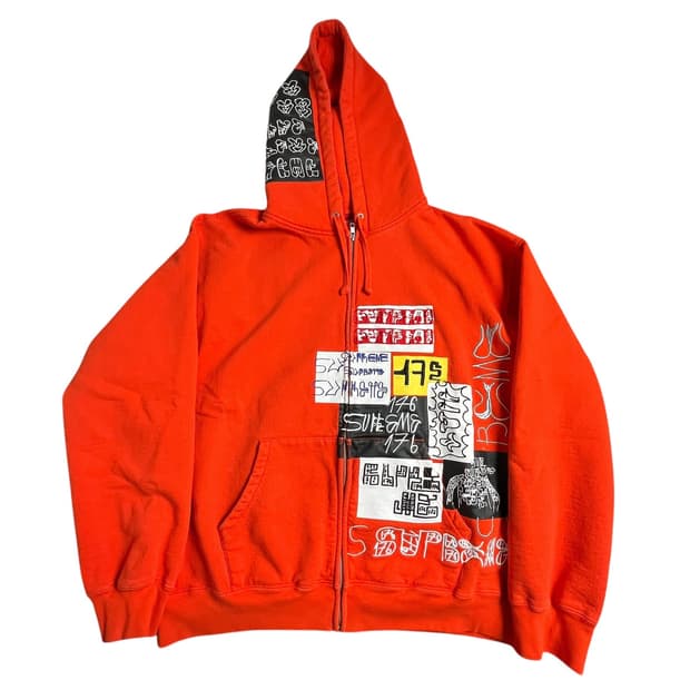 Supreme 슈프림 176 후드집업 오렌지