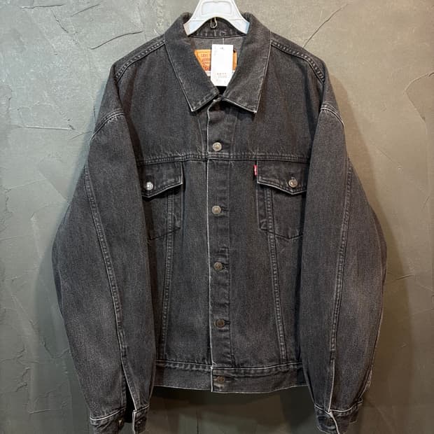 [XL] LEVI's 리바이스 90‘s 빈티지 흑청 자켓