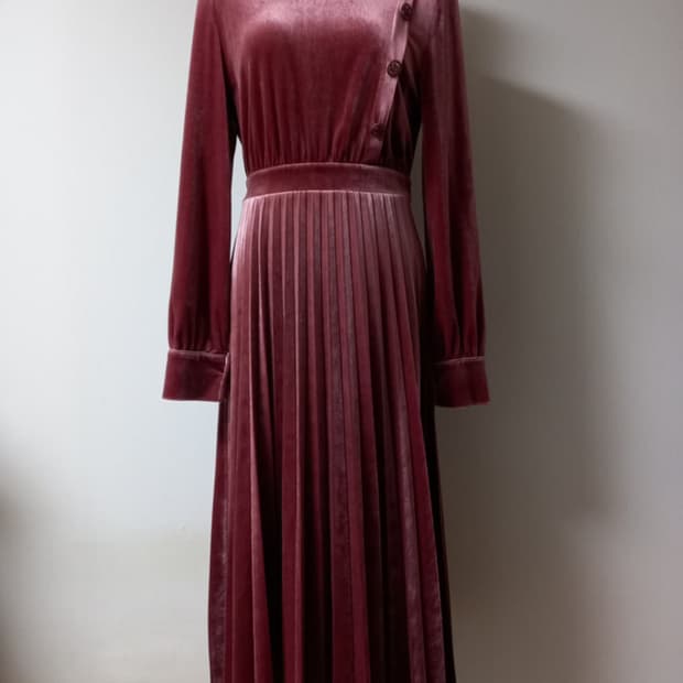 듀엘 밸벳 원피스