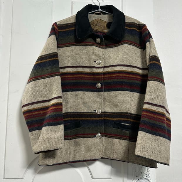 울리치 80S 스트라이프 울 자켓