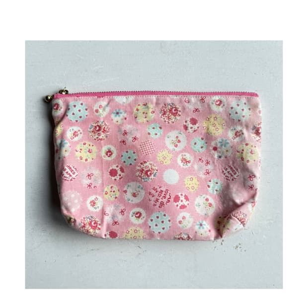 일본빈티지 딸기파우치 핸드메이드