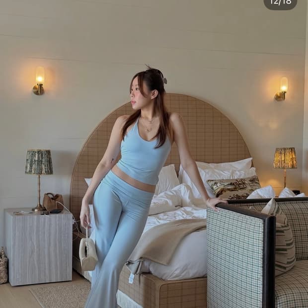 글로니 에어 폴딩 플레어 팬츠