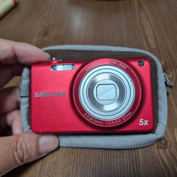 삼성 VLUU ST65 레드 디지털 카메라