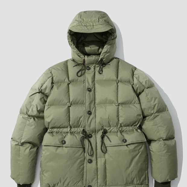 [100] 아웃스탠딩 구스다운 카라코람 베이지