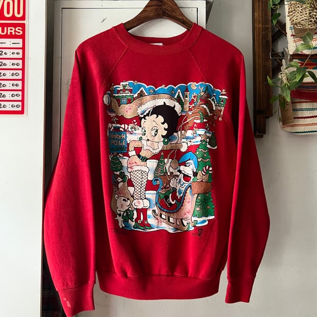 [XL]90's Made in USA 오리지널 쿨키즈 베티붑 스웻셔츠