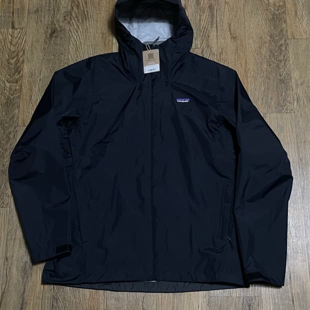 [L] 파타고니아 토렌쉘 3L 블랙 라지 토렌트쉘 방수 바람막이