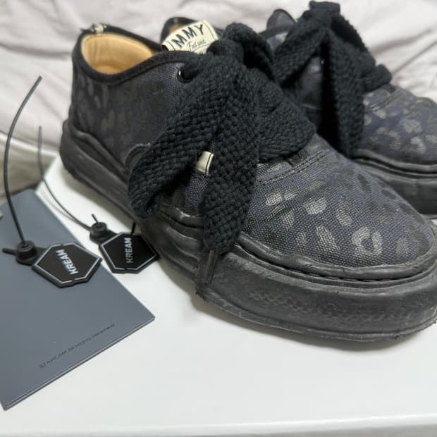 메종 미하라 야스히로 베이키 og 레오파드 블랙 40