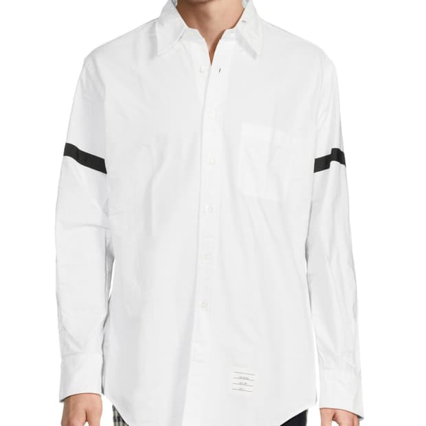 톰브라운 옥스포드 화이트 셔츠