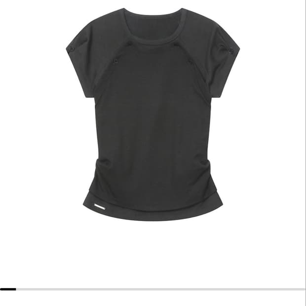 미세키서울 Hannah button layered short sleeve