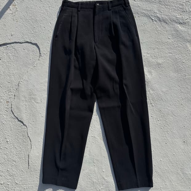 90s Yohji yamamoto 요지야마모토 울 슬랙스 