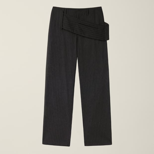 [L] 누마레 EE 스트라이프 팬츠 BLACK (STRIPE)