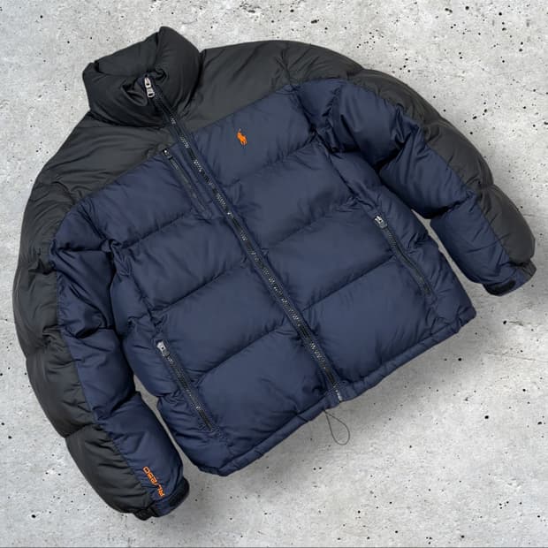 [L] 폴로 랄프로렌 RL 250 네이비/블랙 패딩 점퍼 C806