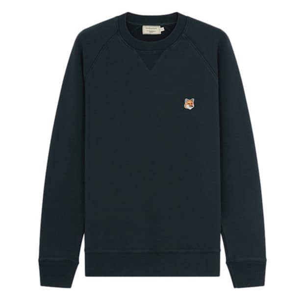 메종키츠네 폭스 그린 맨투맨