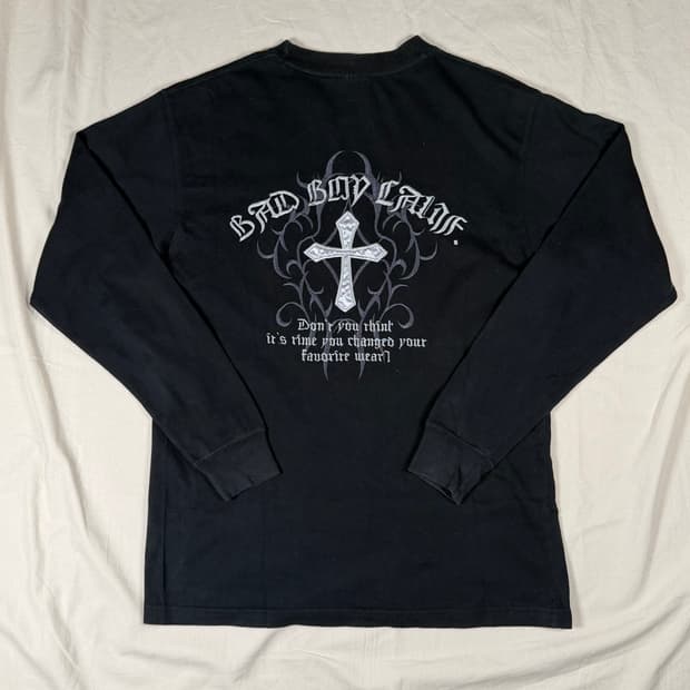 베드보이 배드보이 긴팔 티셔츠 긴팔티