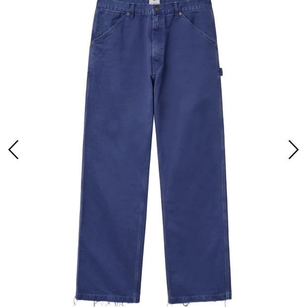 A.ta CUT OFF CARPENTER PANTS (BLUE)