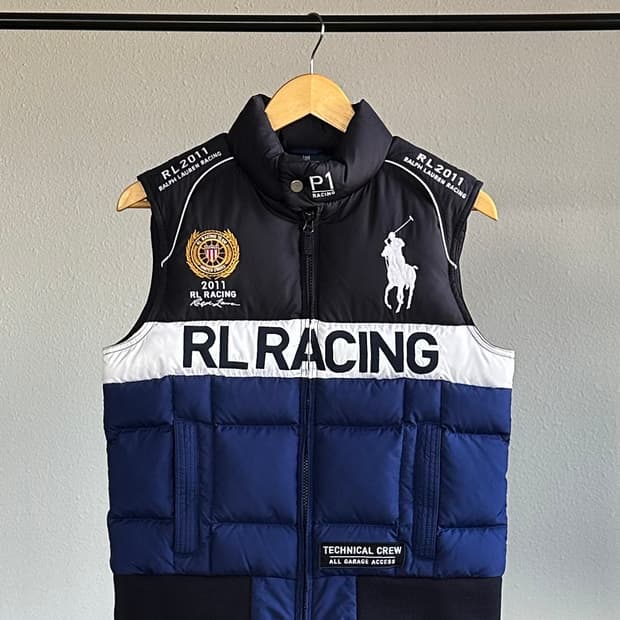 [XS]폴로 랄프로렌 빅포니 레이싱 다운 베스트 패딩 조끼