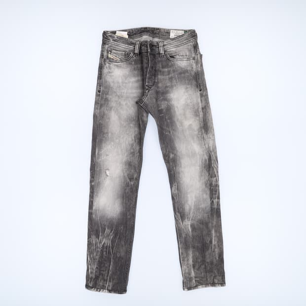 [W28 L32] 디젤 그레이워싱 데미지 진 데님팬츠 1210H2