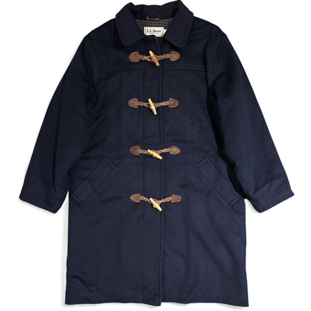 70’S L.L.Bean Wool Duffle Coat USA Navy