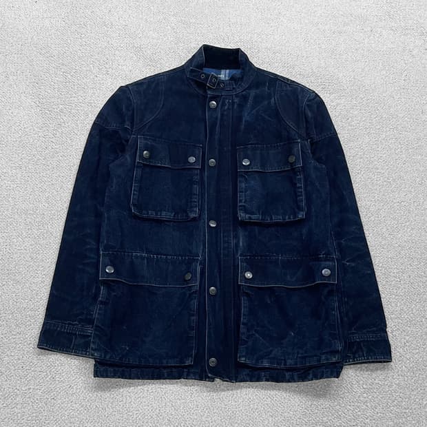 갭 Gap 인디고 데님 워크 자켓