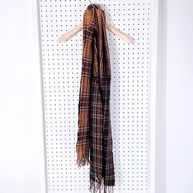 (정품/새상품) 베그앤코 브라운 울 캐시미어 블렌드 머플러