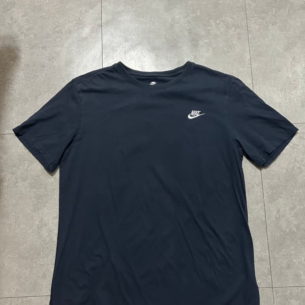 나이키 블랙컬러 빈티지 코튼 숏슬리브 티셔츠 100size  