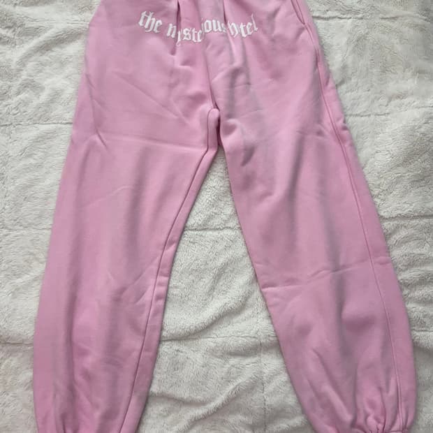 더미스테리어스호텔 롱스트랩 오버팬츠