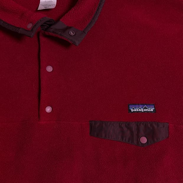 00s 파타고니아 신칠라 헤비웨이트 버건디 레드 XL