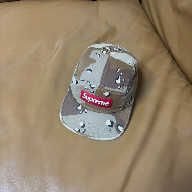 Supreme 슈프림 데저트 카모 캠프캡 모자 (Desert Camo)