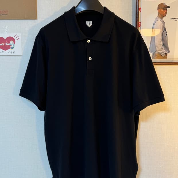 (XL)아르켓 반팔 카라티 블랙
