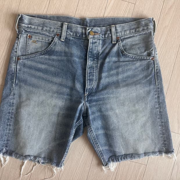 rrl 빈파포 데님 쇼츠 반바지 32사이즈